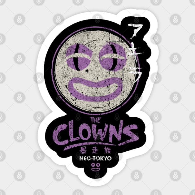 The Clowns Motorcycle Gang Sticker by huckblade